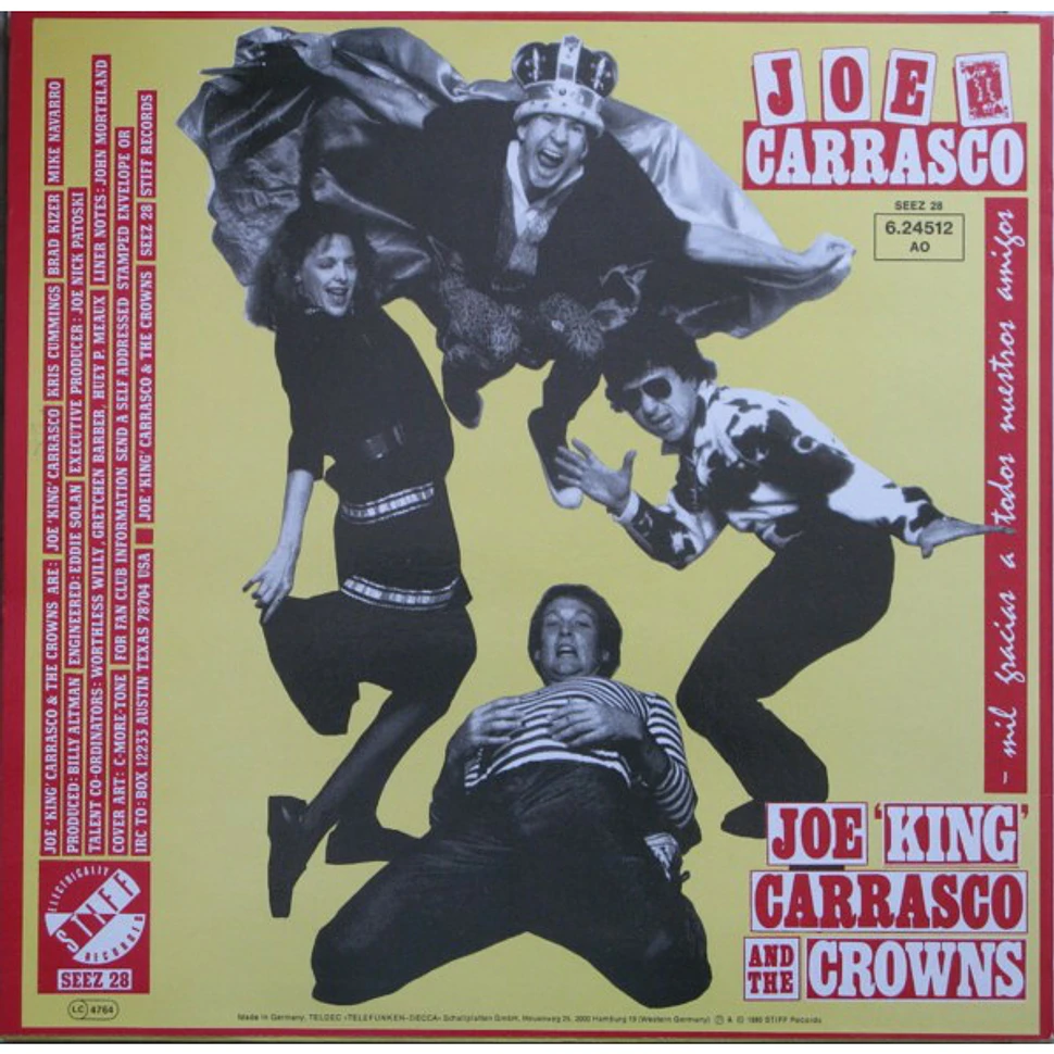 Joe King Carrasco & The Crowns - Mil Gracias A Todos Nuestros Amigos