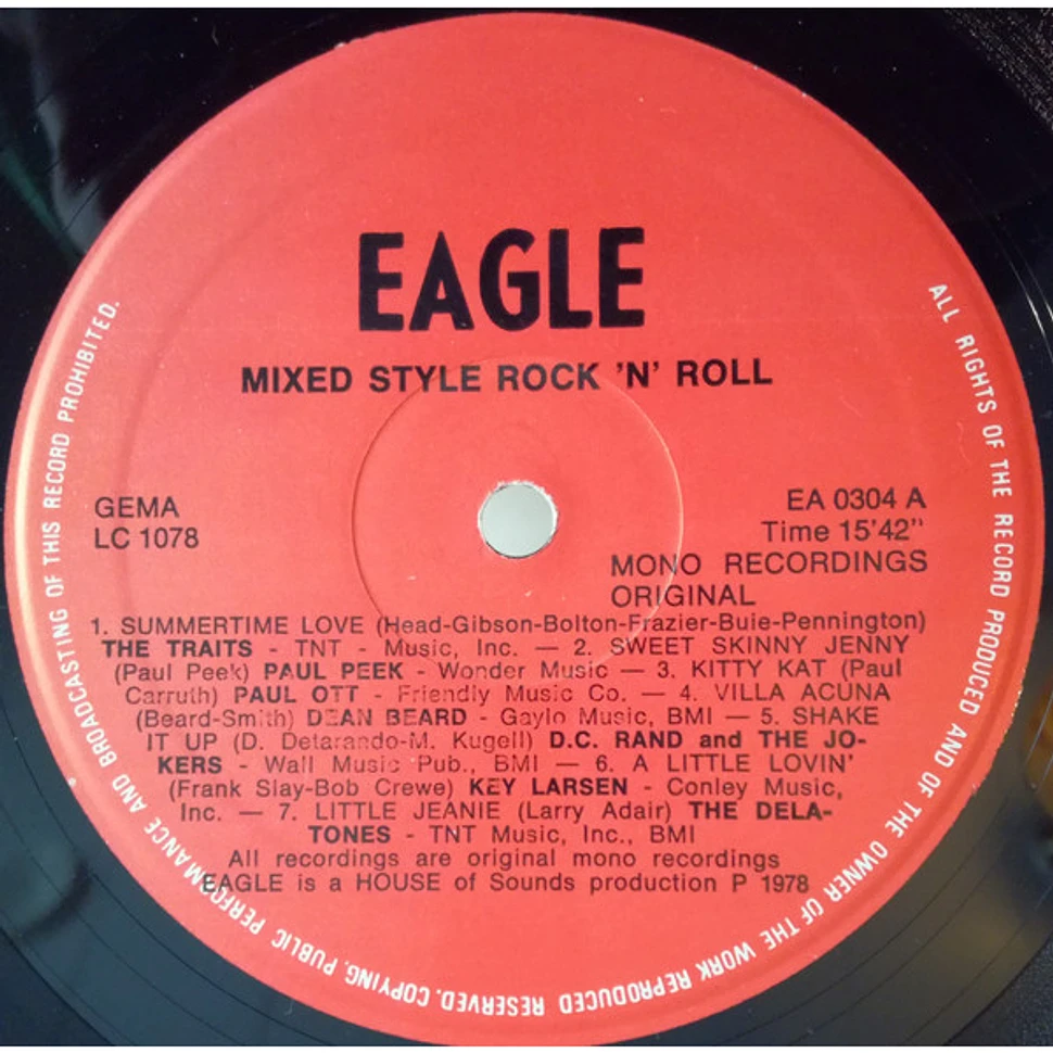 V.A. - Stack-A-Records Vol. 2 - Mixed Style Rock 'n' Roll From The Rocking Fifties