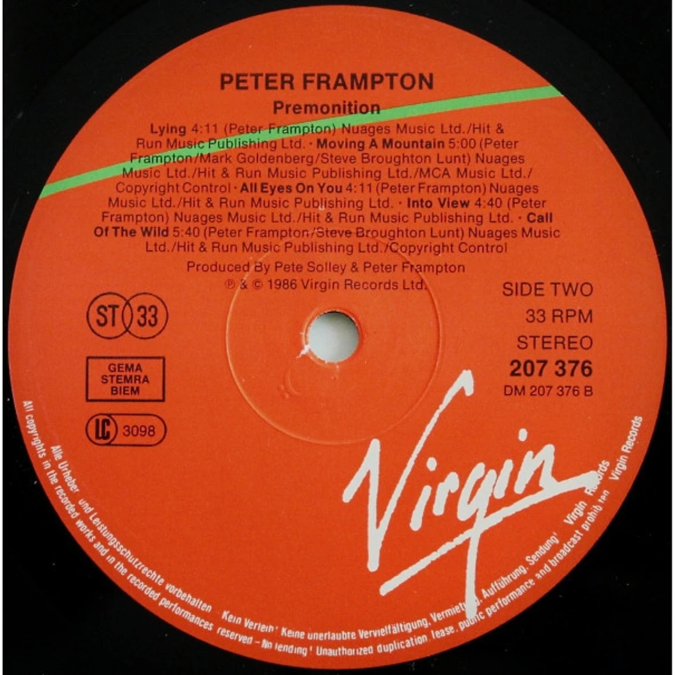 Peter Frampton - Premonition