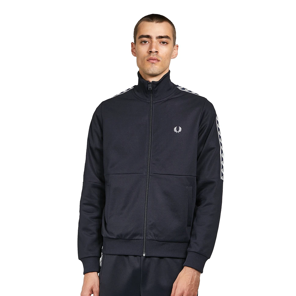 Fred perry track jacket on sale navy