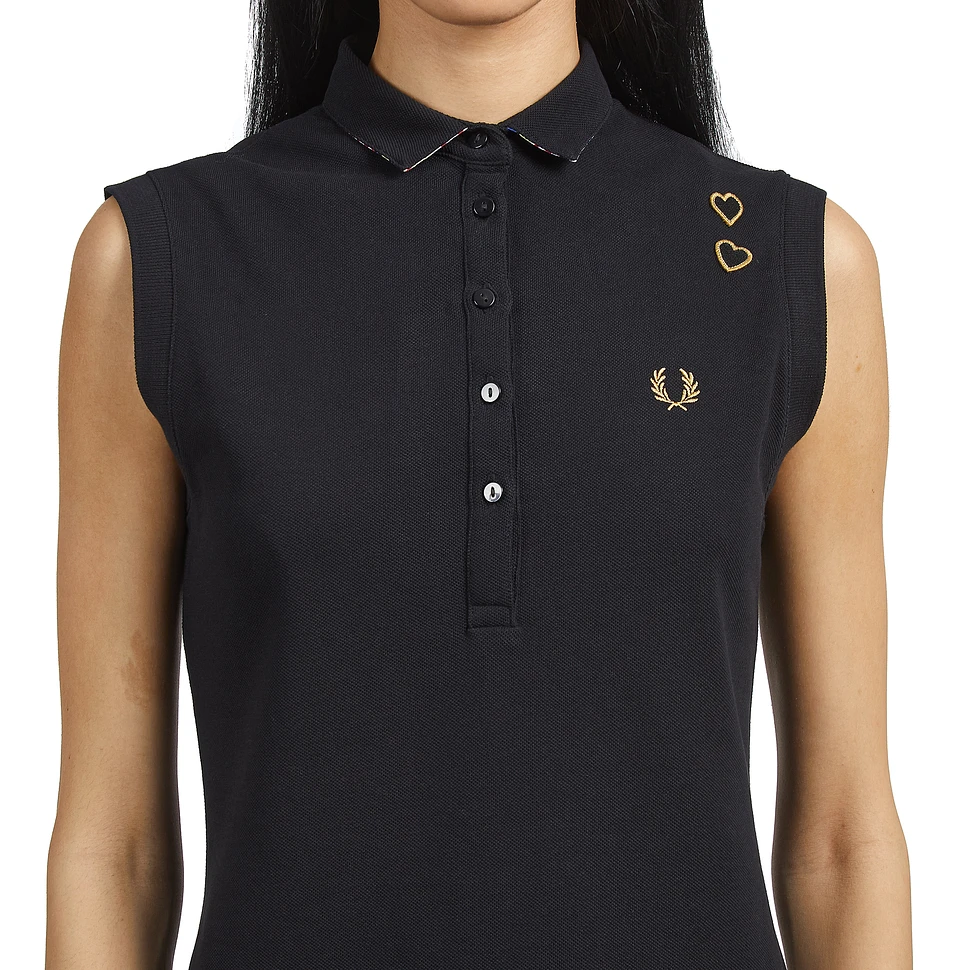 Fred Perry x Amy Winehouse Foundation - Printed Collar Pique Dress