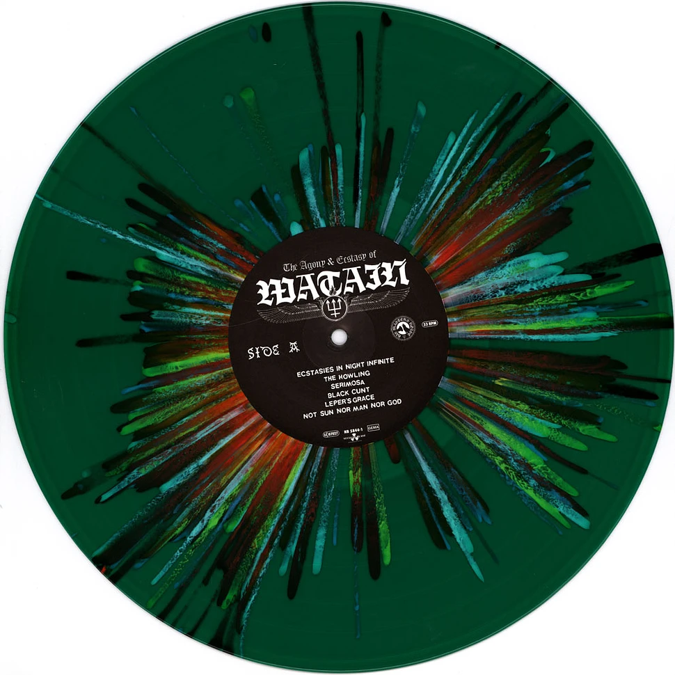 Watain - The Agony & Ecstasy Of Watain Green Rainbow Splatter Vinyl Edition
