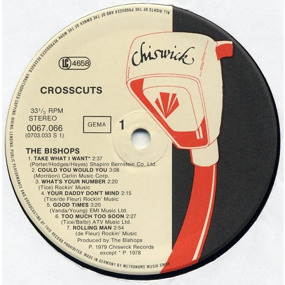 The Count Bishops - Cross Cuts