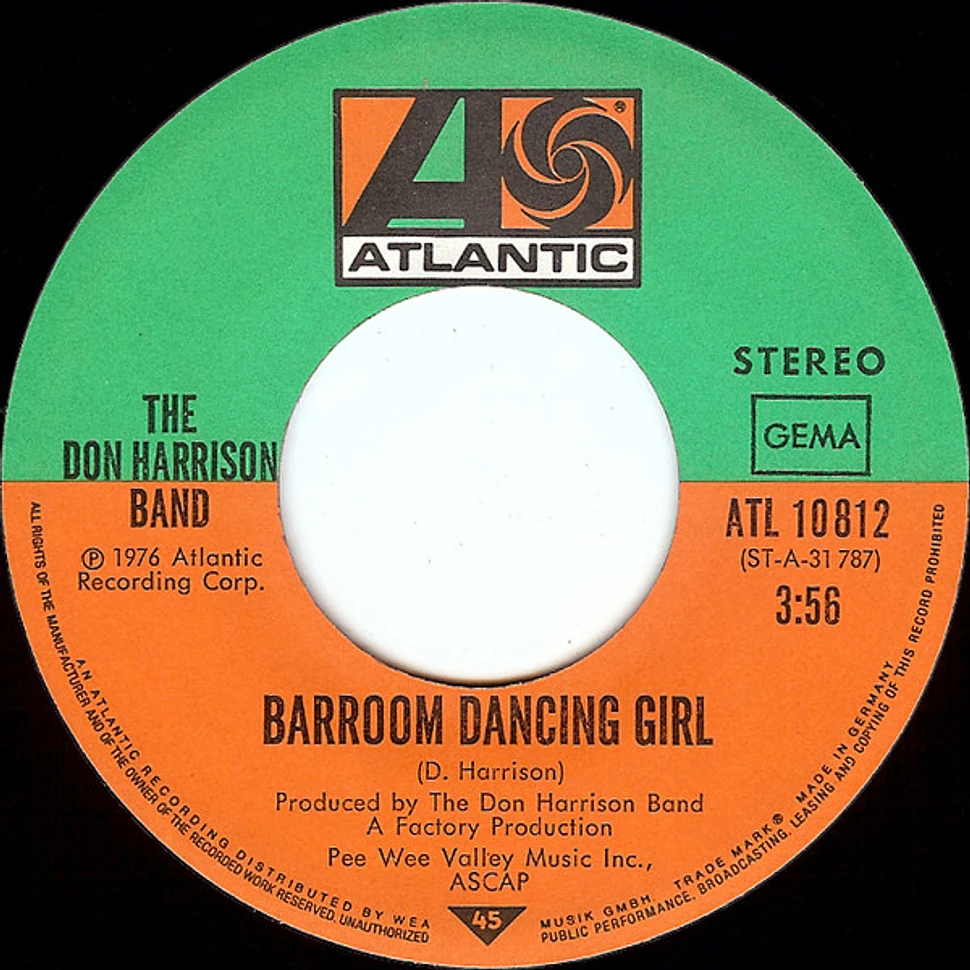 The Don Harrison Band - Rock 'n' Roll Records