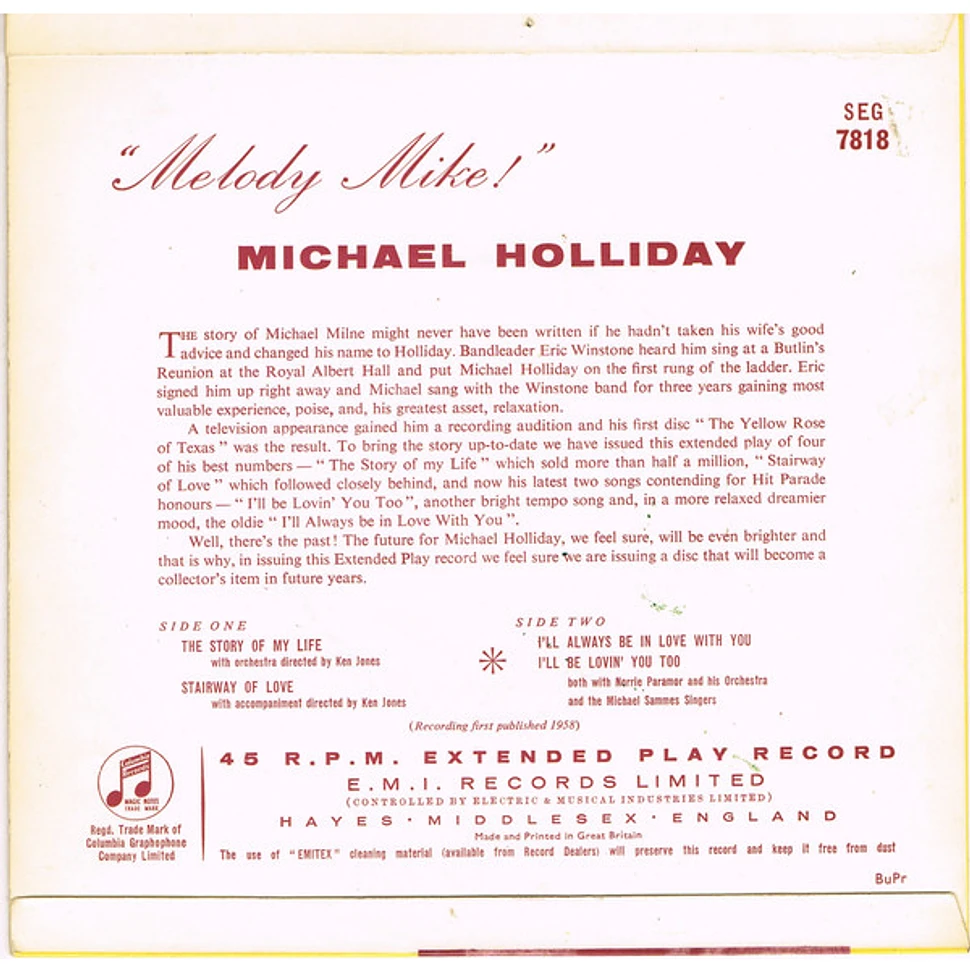 Michael Holliday - Melody Mike!