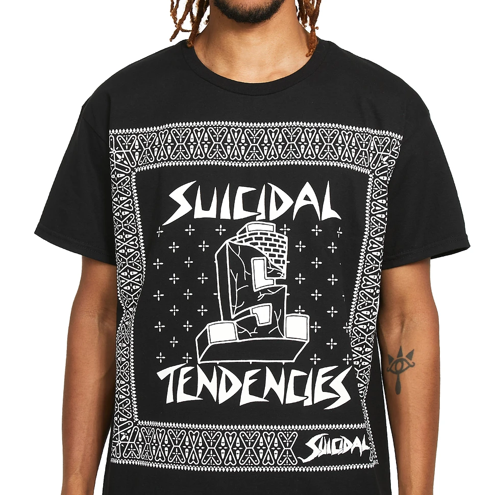 Suicidal Tendencies - Brick Logo Bandana T-Shirt