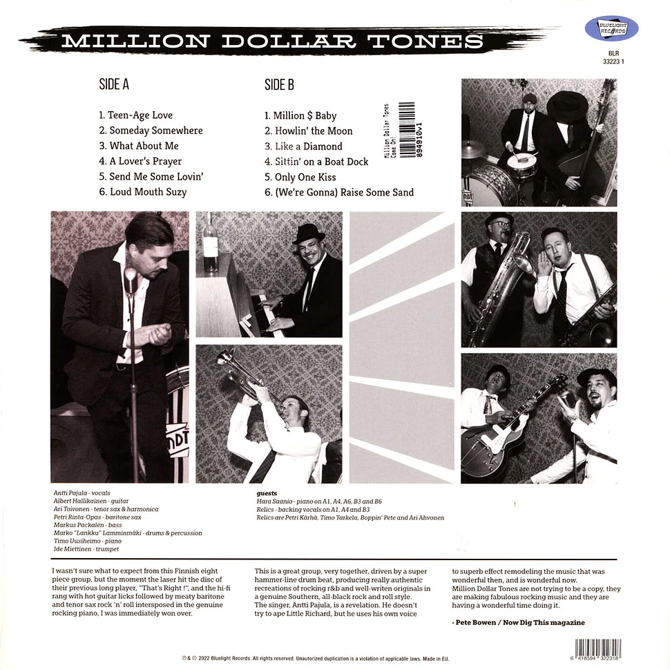 Million Dollar Tones - Come On!