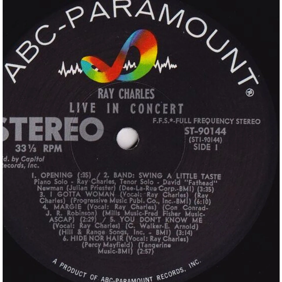 Ray Charles - Ray Charles Live In Concert