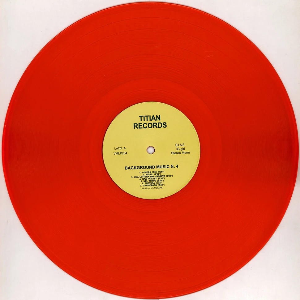 Arawak - Background Music N. 4 .Record Store Day 2022 Clear Orange Vinyl Edition