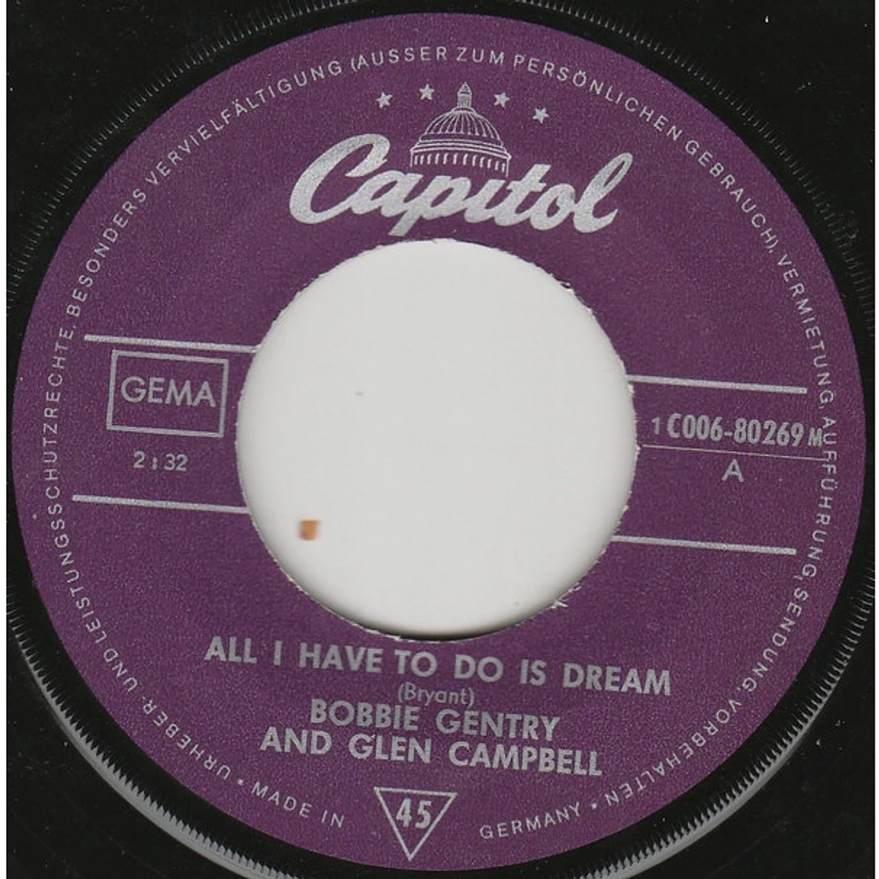 Bobbie Gentry & Glen Campbell - All I Have To Do Is Dream