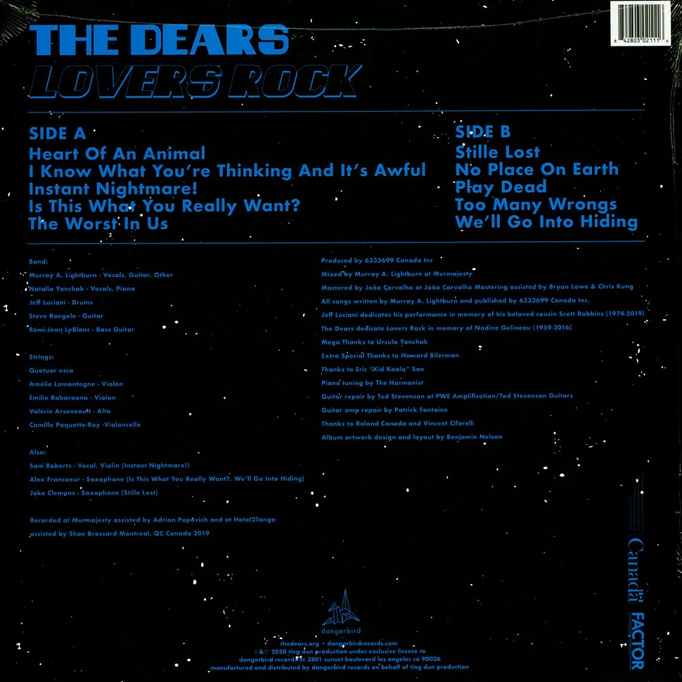 The Dears - Lovers Rock