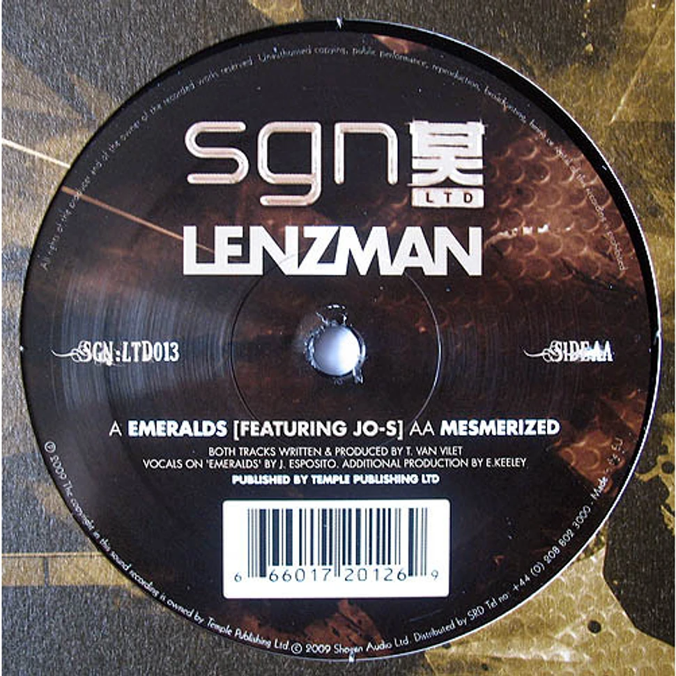 Lenzman - Emeralds / Mesmerized