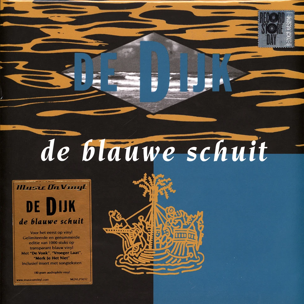De Dijk - De Blauwe Schuit Record Store Day 2022 Blue Vinyl Edition