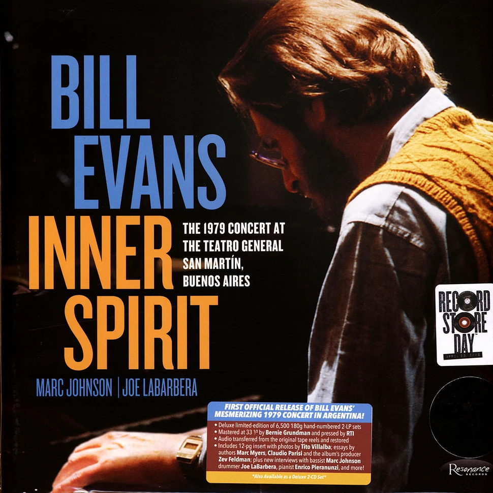 Bill Evans - Inner Spirit Concert Record Store Day 2022 Vinyl Edition