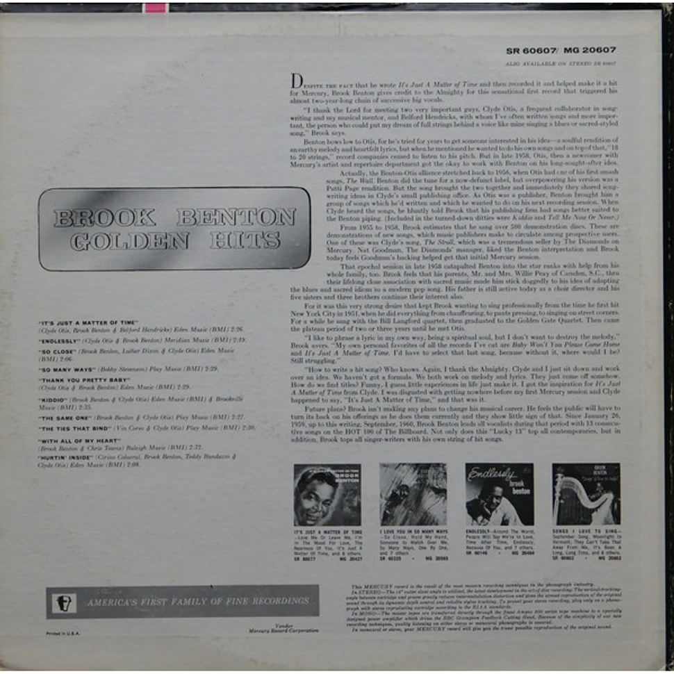 Brook Benton - Brook Benton's Golden Hits