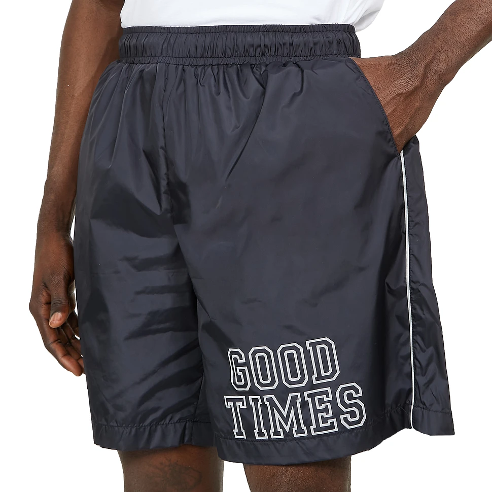 have a good time - Good Times 3M Piping Aqua Shorts