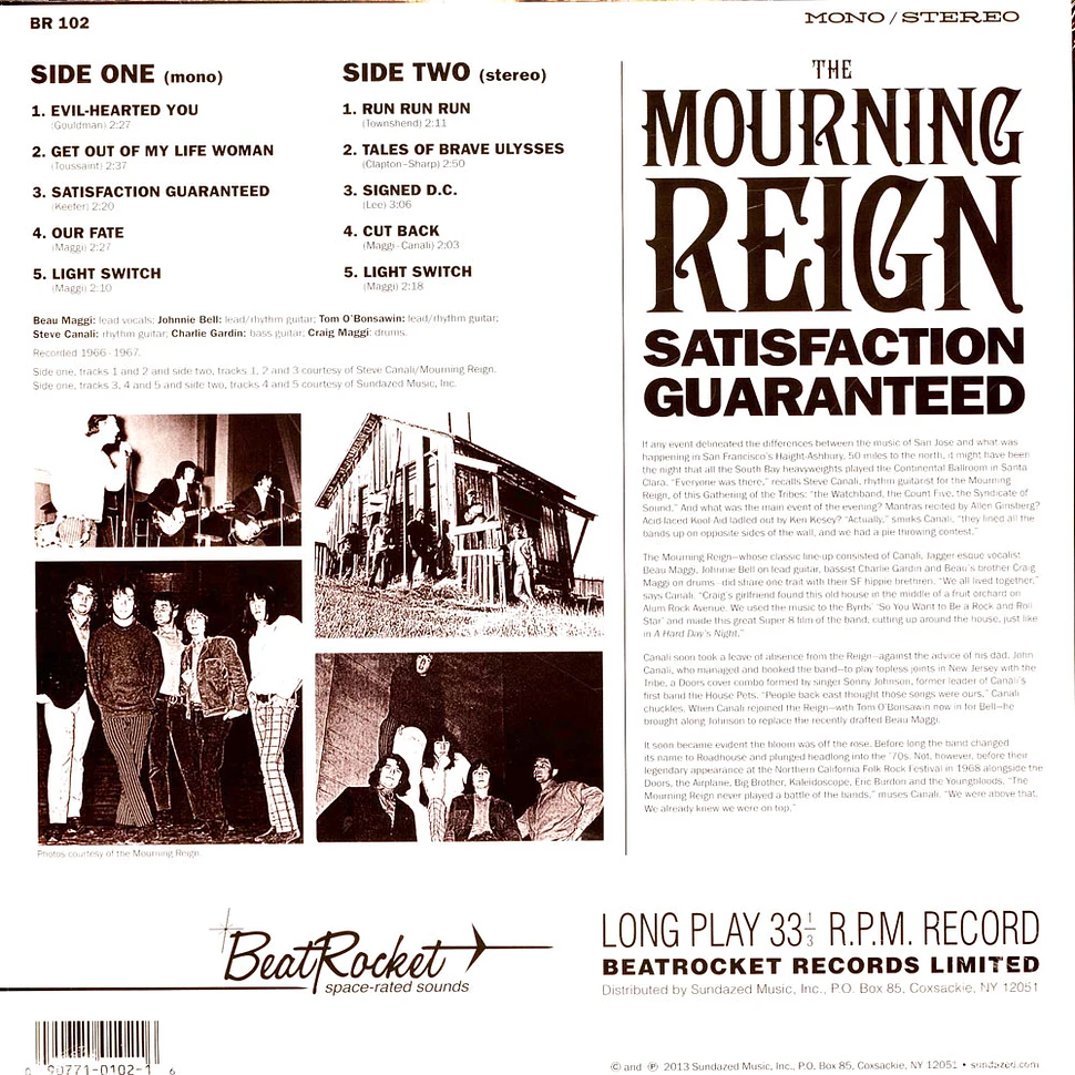 The Mourning Reign - Satisfaction Guaranteed