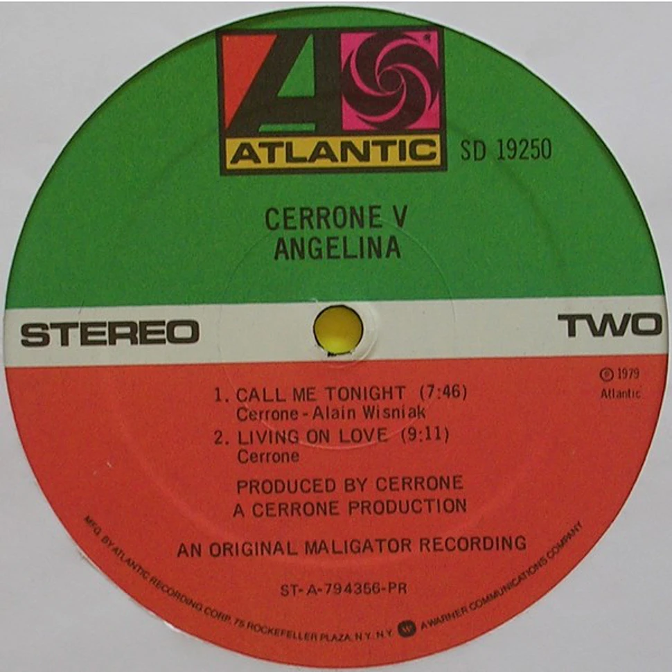 Cerrone - Cerrone V - Angelina