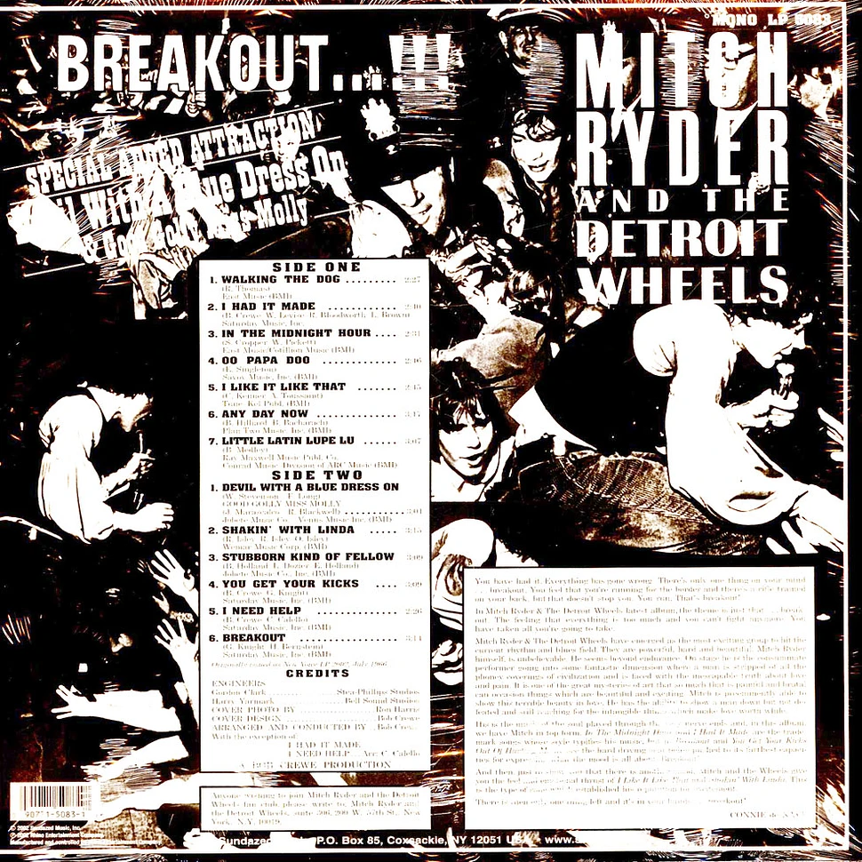 Mitch Ryder & Detroit Wheels - Breakout