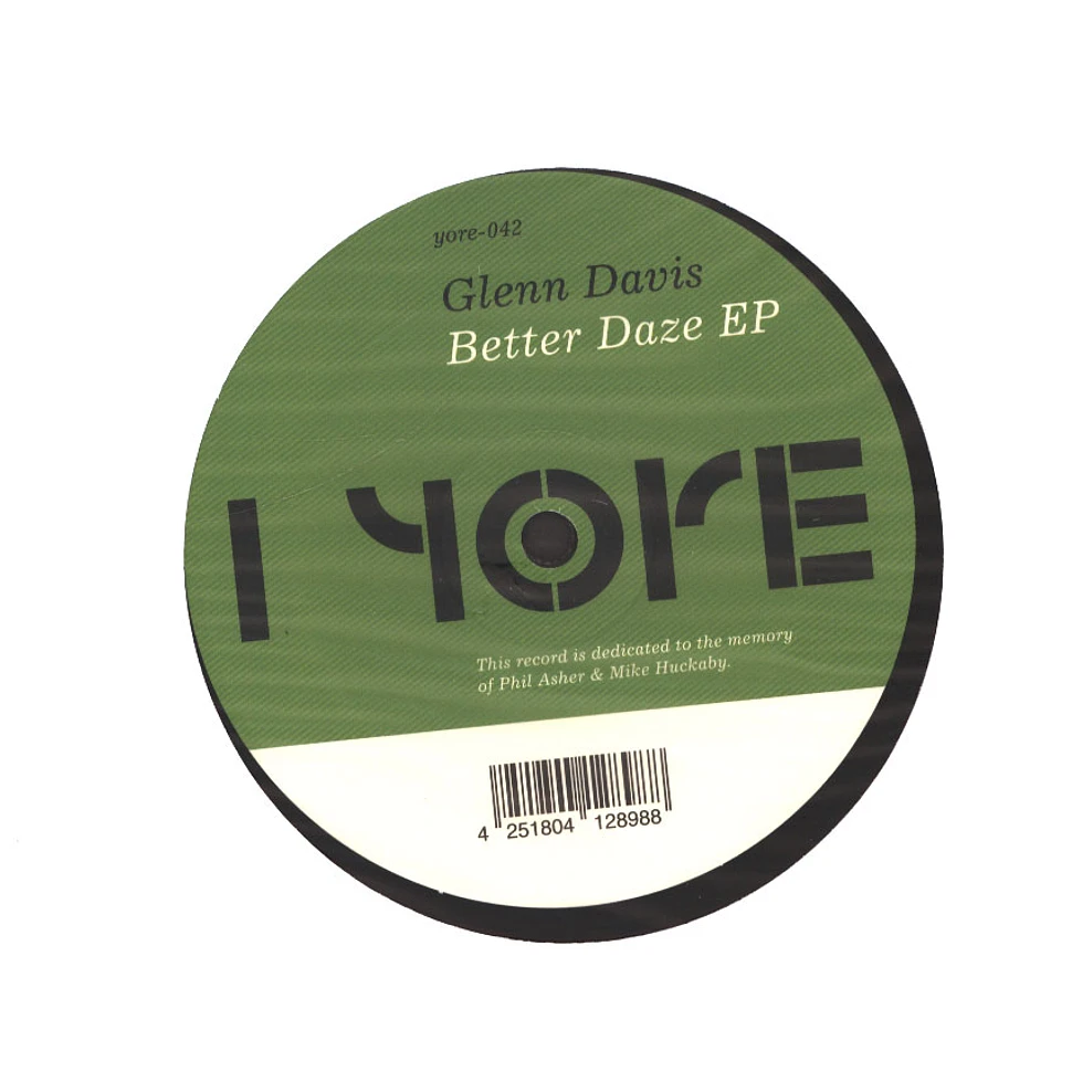 Glenn Davis - Better Daze EP