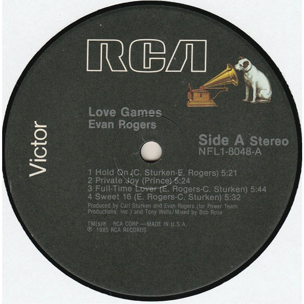 Evan Rogers - Love Games