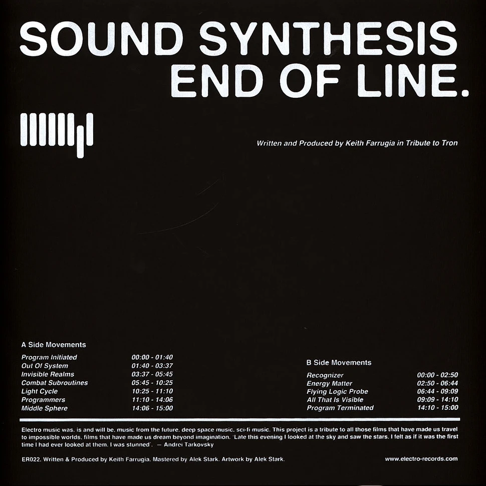 Sound Synthesis - End Of The Line. (In Tribute To Tron)
