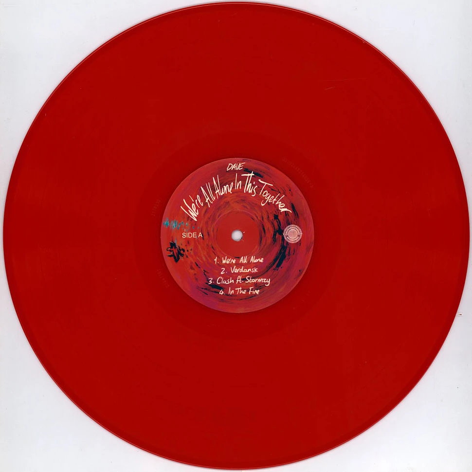 Dave - We're All Alone In This Together Colored Vinyl Edition