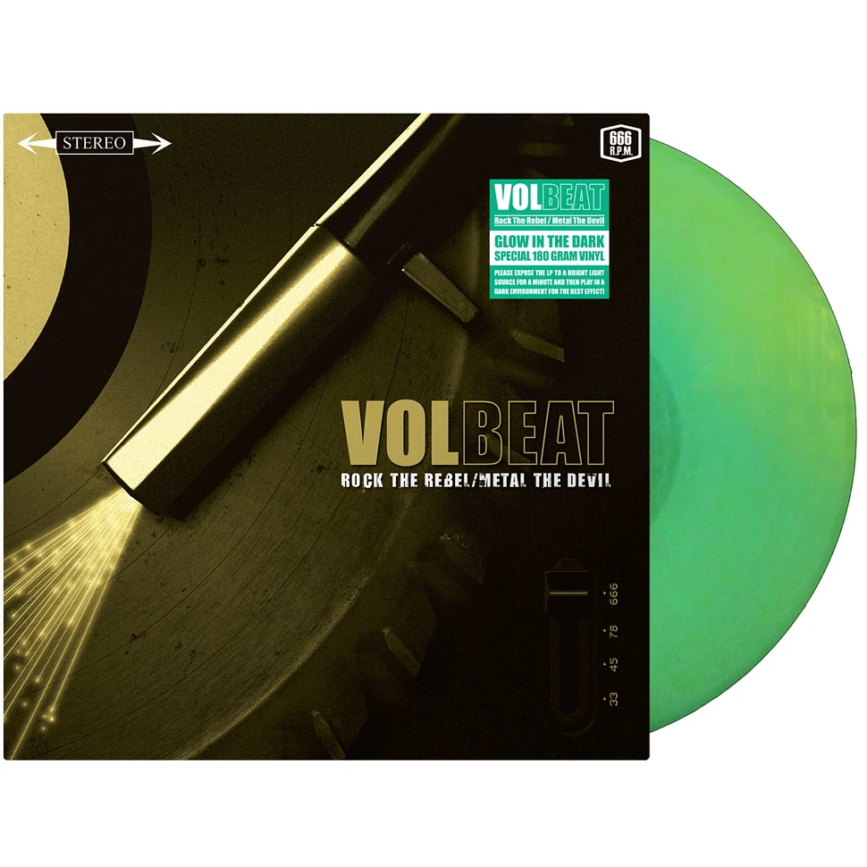 Volbeat - Rock The Rebel / Metal The Devil Glow In Dark Vinyl Edition