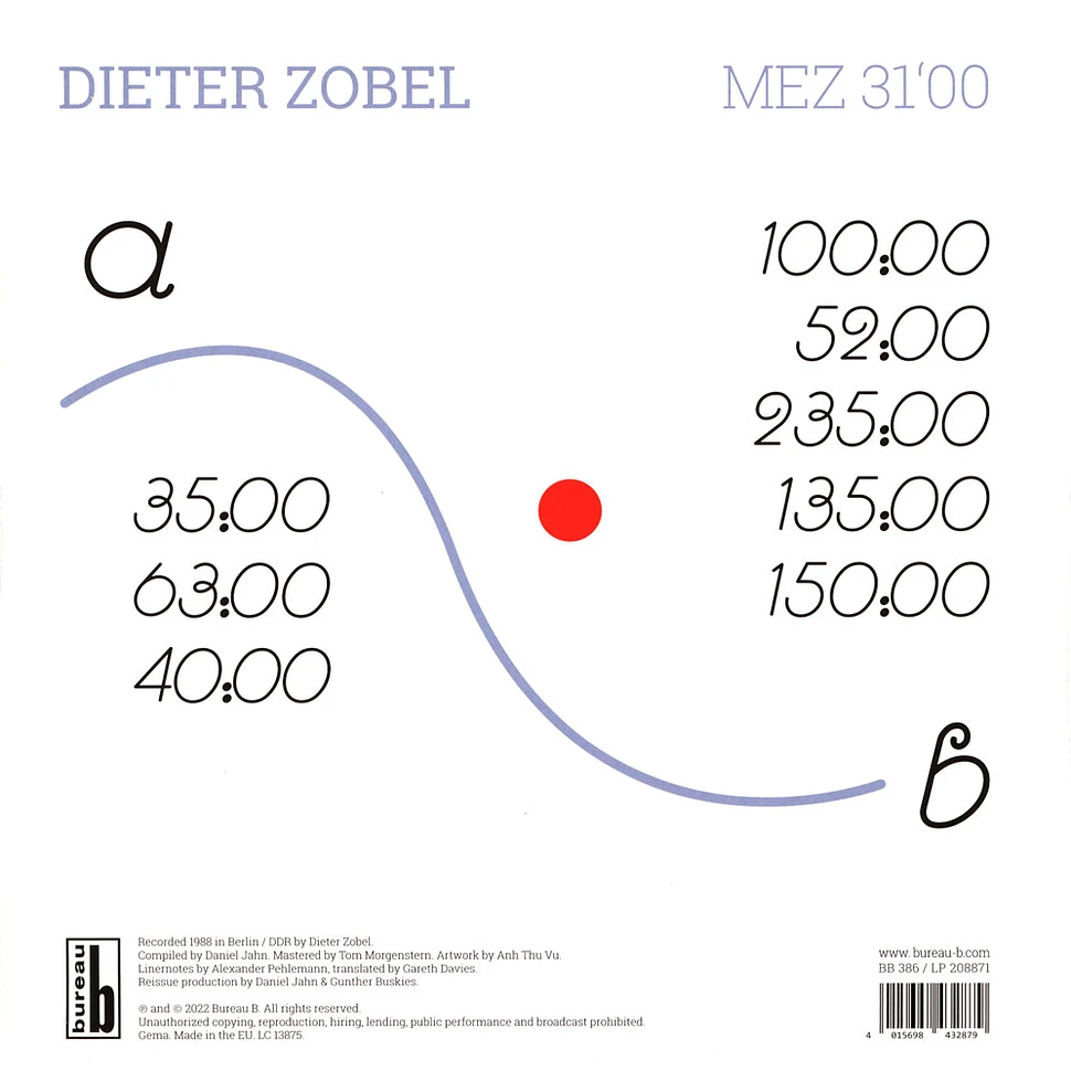 Dieter Zobel - Mez 31, 00