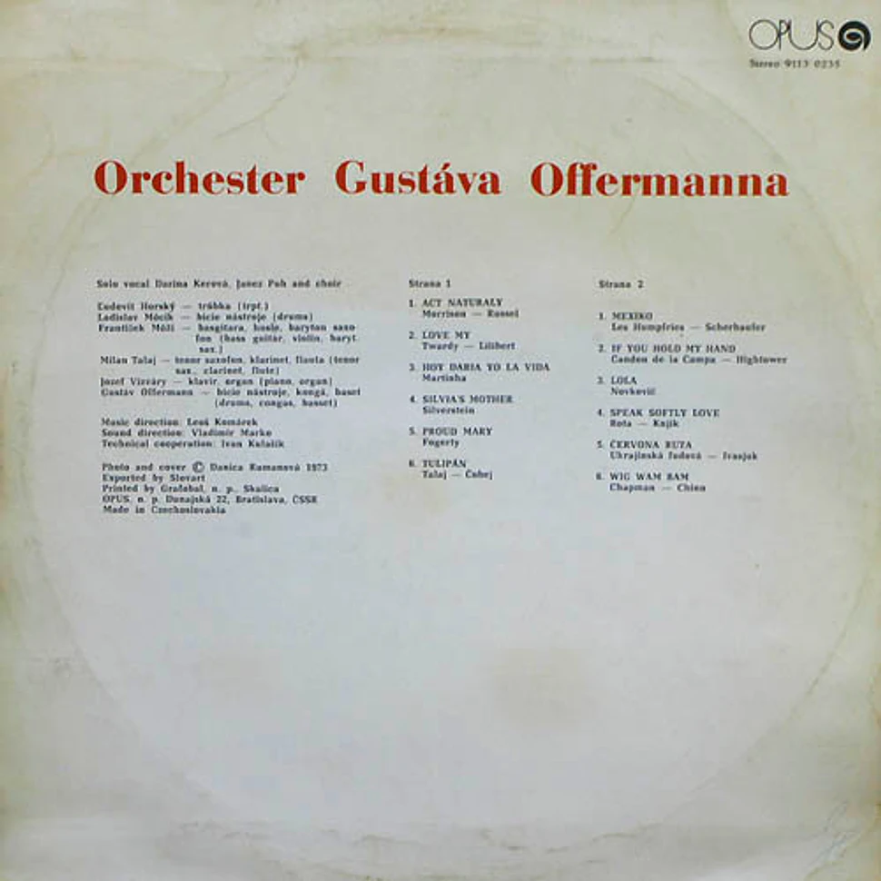 Orchester Gustáva Offermanna - Orchester Gustáva Offermanna