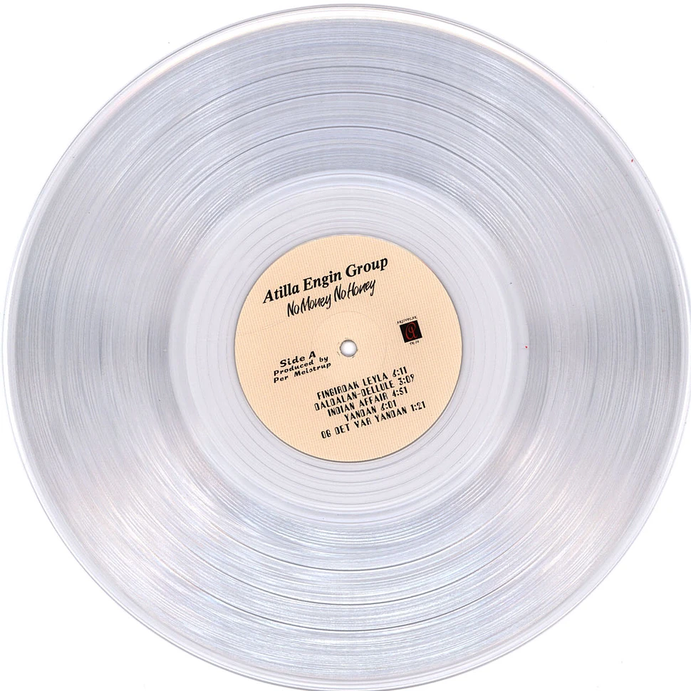 Atilla Engin Group - No Money No Honey Clear Vinyl Edtion