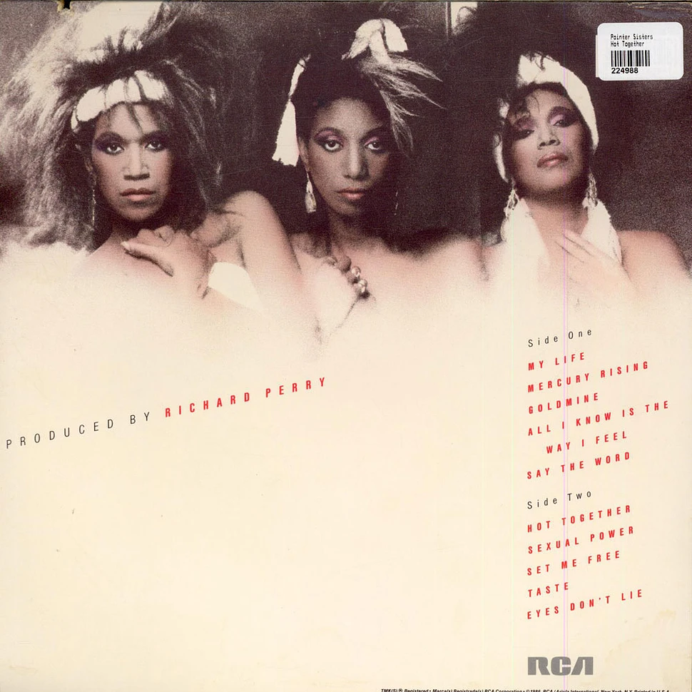 Pointer Sisters - Hot Together - Vinyl Lp - 1986 - Us - Original 