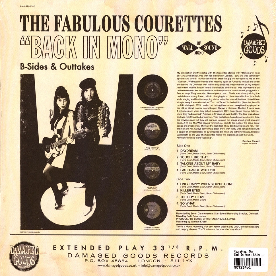 The Courettes - Back In Mono (B-Sides & Outtakes)