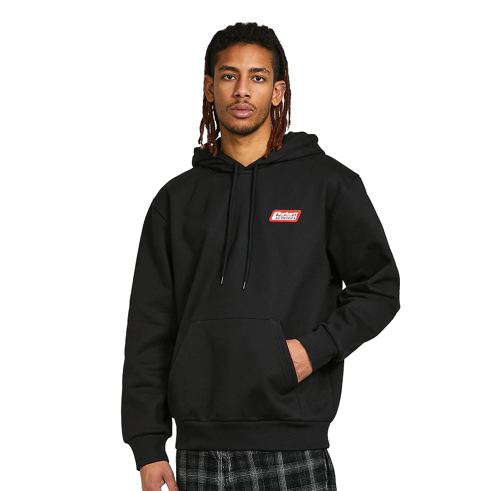 Carhartt WIP - Hooded Freight Services Sweat (Black) | HHV