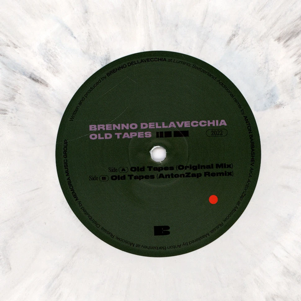 Brenno Dellavecchia - Old Tapes EP Anton Zap Remix Marbled Grey Vinyl Edition