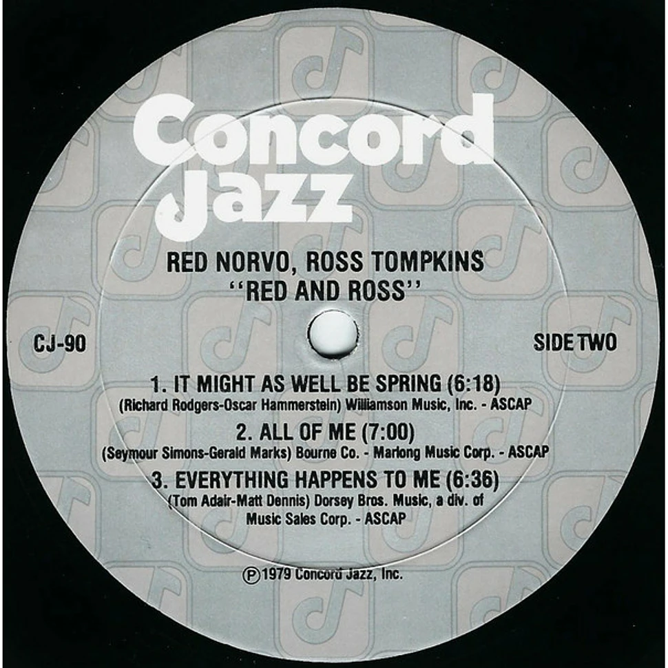 Red Norvo & Ross Tompkins - Red & Ross Recorded Live January 1979