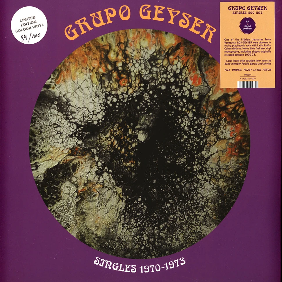 Grupo Geyser - Singles 1970-1973 Splattered Vinyl Edition