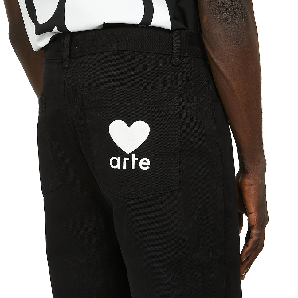 Arte Antwerp - Heart Logo Print Pocket Jeans