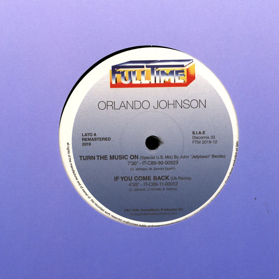 Orlando Johnson - Turn The Music On Black Vinyl Edition