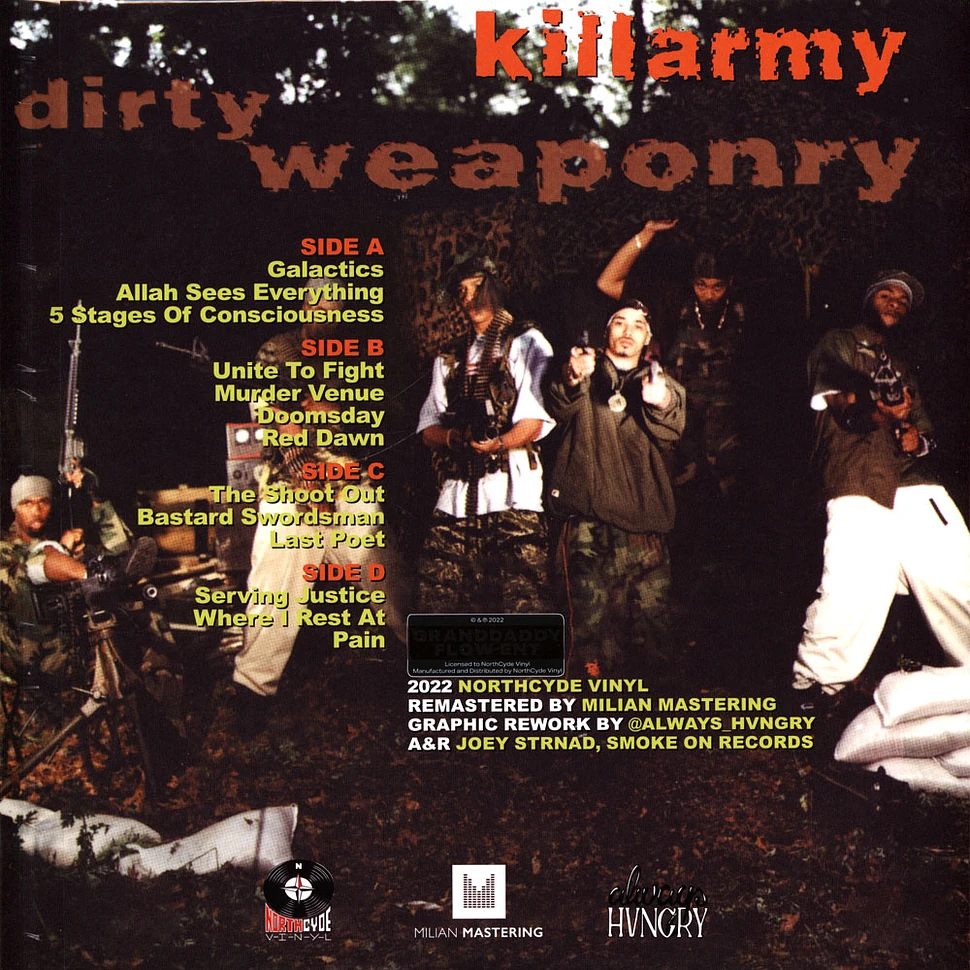 Killarmy - Dirty Weaponry Alternate Cover Edition