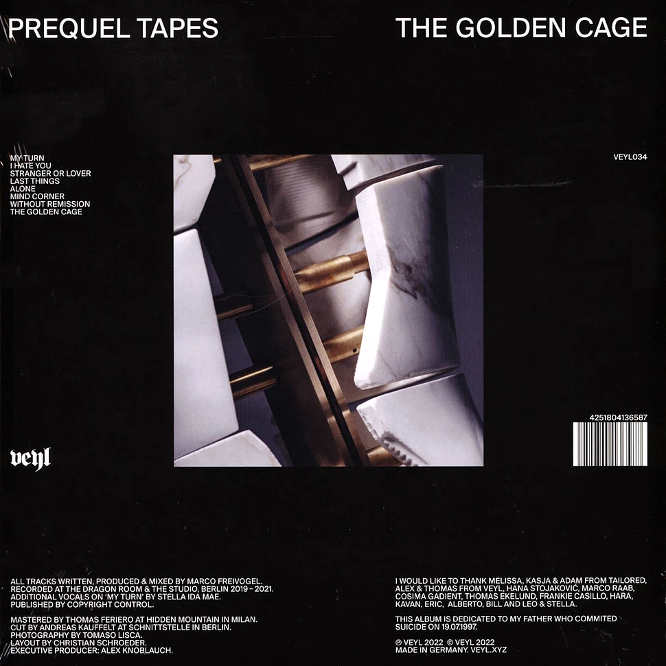 Prequel Tapes - The Golden Cage Crystal Clear Vinyl Edition