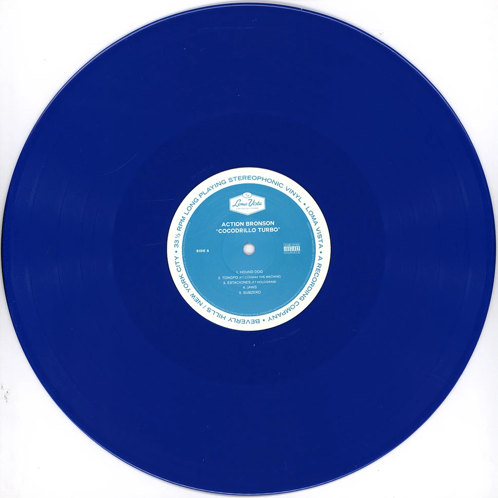 Action Bronson - Cocodrillo Turbo Limited Opaque Blue Vinyl Edition