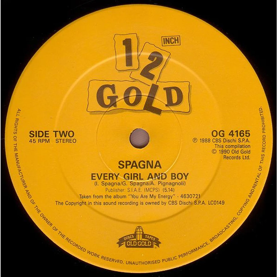 Ivana Spagna - Call Me / Every Girl And Boy