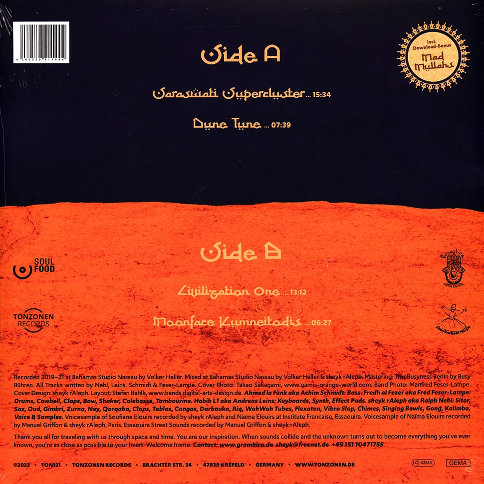 Grombira - Lunar Dunes Transparent Orange Vinyl Edition