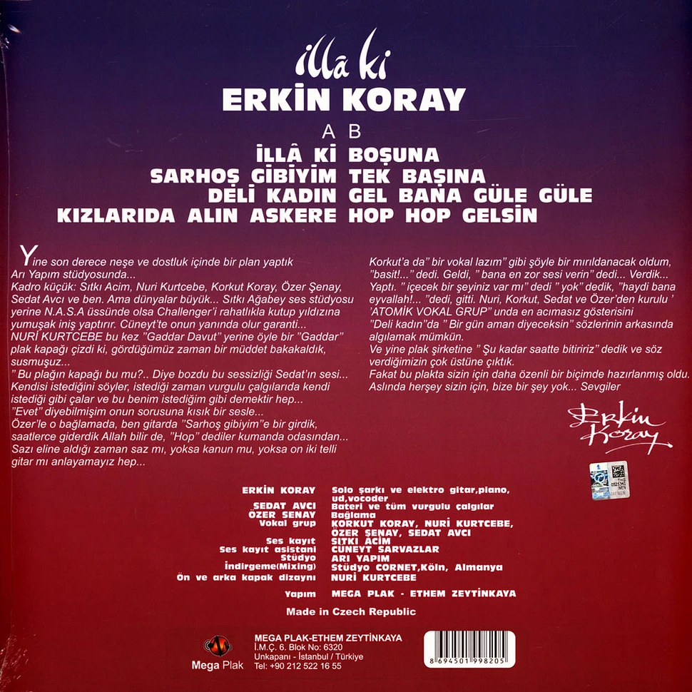 Erkin Koray - Illa Ki Red Vinyl Edition