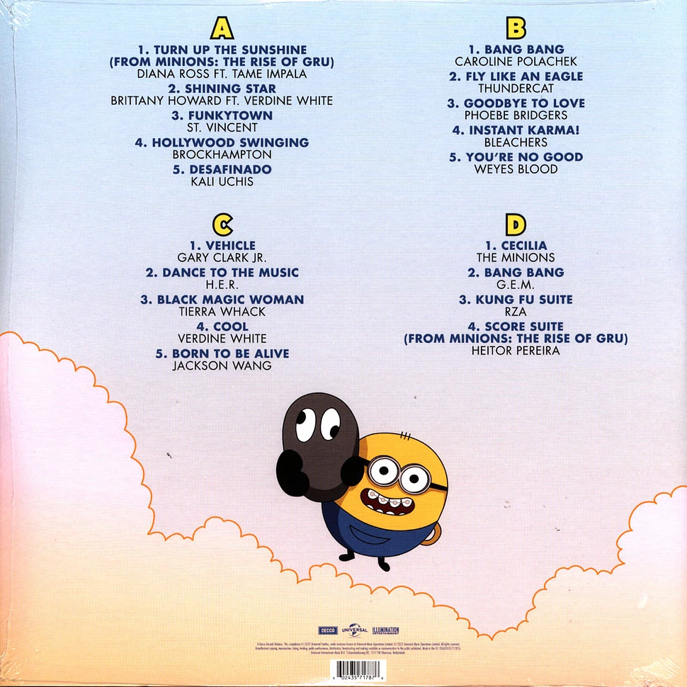 V.A. - OST Minions: The Rise Of Gru Limited Colored Vinyl Edition