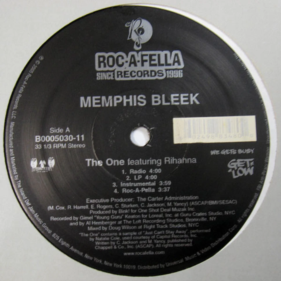 Memphis Bleek Featuring Rihanna - The One