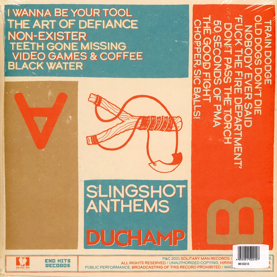 Duchamp - Slingshot Anthems Clear With Pink & Blue Splatter Vinyl Edition
