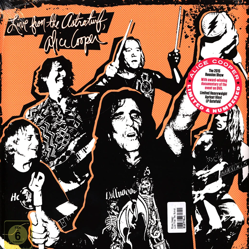 Alice Cooper - Live From The Astroturf Apricot Vinyl Edition