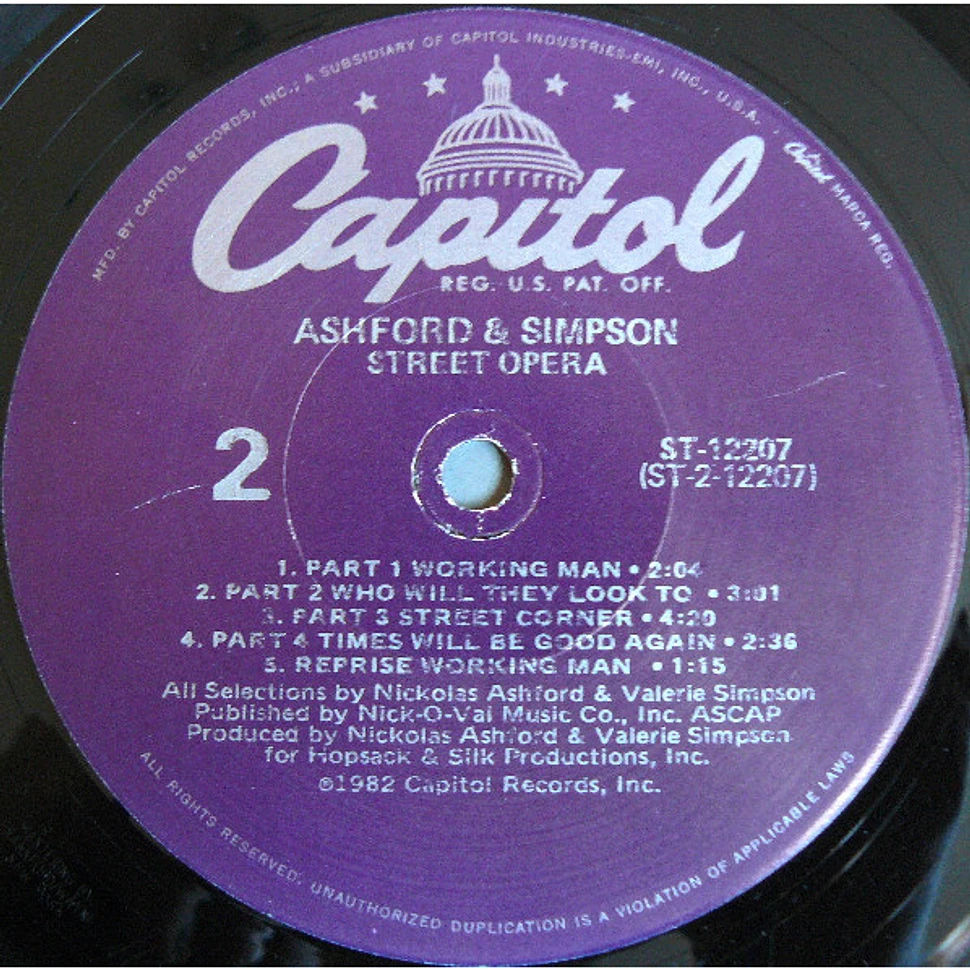 Ashford & Simpson - Street Opera